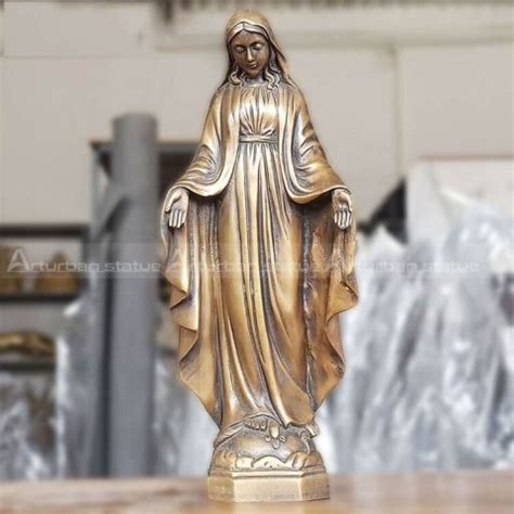 Mary Mother of Jesus Statue, bronze Mary virgin sculpture