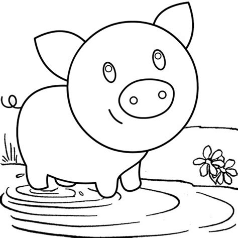 Piggy Printable Coloring Pages - Printable Templates