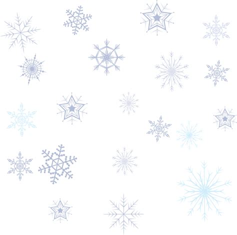 Snowflake Pattern - Variety Snowflake Collection png download - 2732* ...