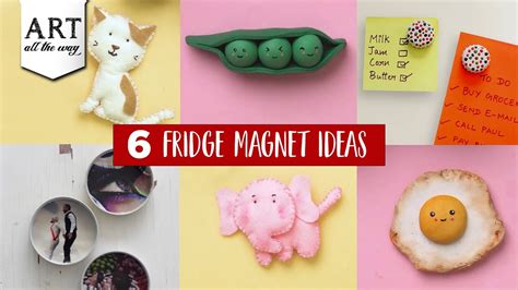 6 Fridge Magnet Ideas | DIY Fridge Magnets | Fridge Magnet Compilations ...