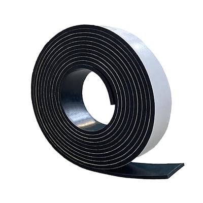 Solid Rubber Strips with Adhesive 1/8 (.125)" Thick X 1" Wide X 10'Long ...