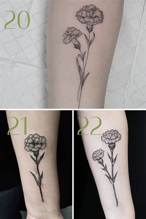 Creative Marigold Flower Tattoos | 53 Ideas Full of Beauty