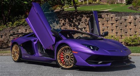 Purple Lamborghini