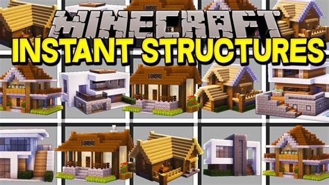 Instant Structures Mod 1.16.3/1.15.2 (Build a Minecraft World in ...