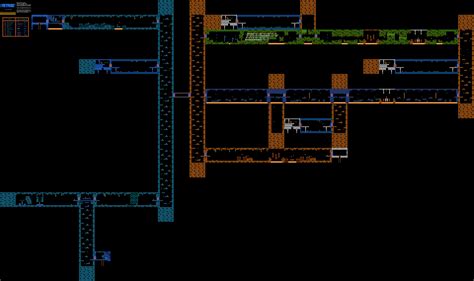 Metroid - Brinstar - Nintendo NES Map