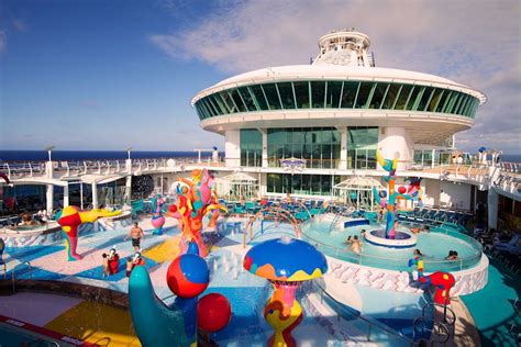 The H2O Zone waterpark is a favorite with kids on Freedom of the Seas.