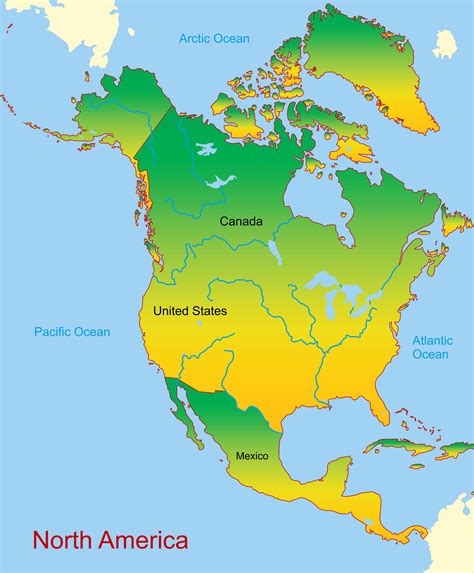 Show North America Map