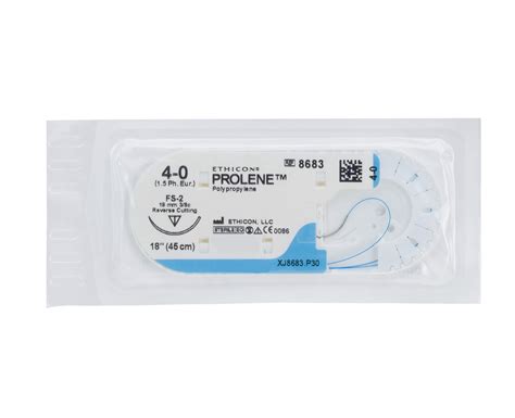 Ethicon PROLENE Polypropylene Suture, 8683G, Synthetic Non-absorbable ...