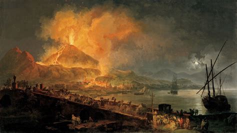 Eruption of Mount Vesuvius by Pierre-Jacques Volaire