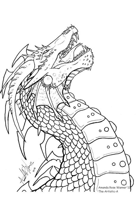 line art | Free Line Art - Dragon by Mukki-Tadi on deviantART | Lineart ...