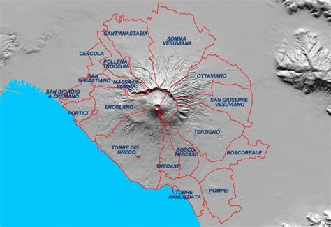 Mount Vesuvius Map