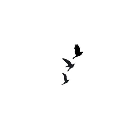 Flying Birds Temporary Tattoo Set (3 small tattoos) – TattooIcon