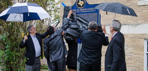 Historical Marker Dedicated to Lynching Victims in Austin, Texas