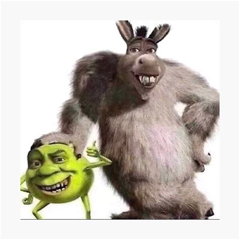 "Shrek and Donkey X Monsters Inc." Photographic Print for Sale by ...