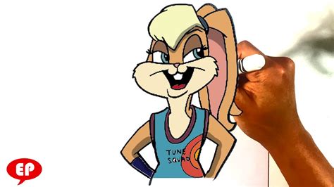 How to Draw Lola Bunny - Space Jam 2 - Easy Step by Step - YouTube