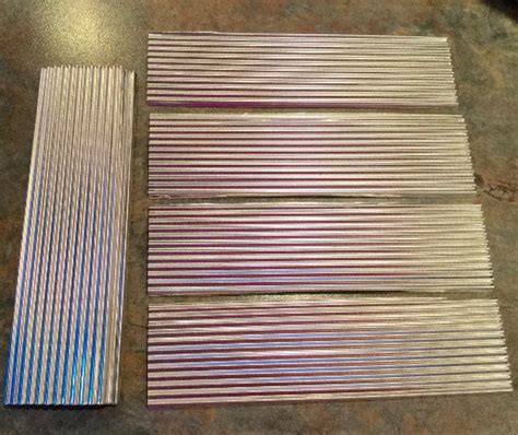 CRAFT SUPPLIES: Corrugated Aluminum Metal Sheets 3 Sizes | Etsy