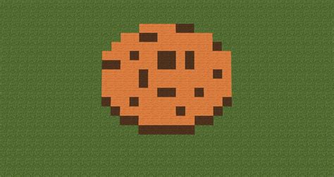 Cookie Pixel Art Minecraft Project