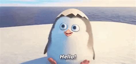 Hello Penguin GIF - Hello Penguin Waves - Descobrir e Compartilhar GIFs