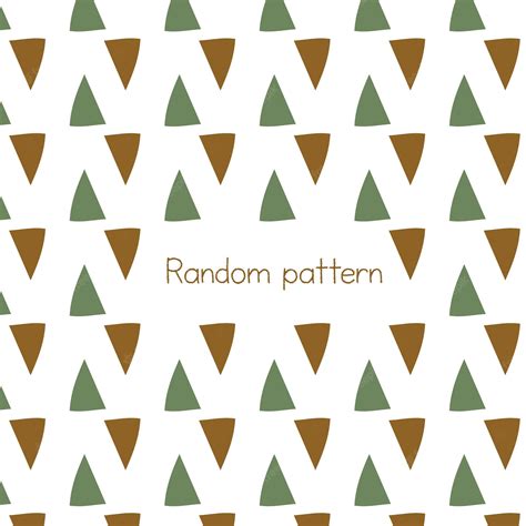 Premium Vector | Random pattern with white background