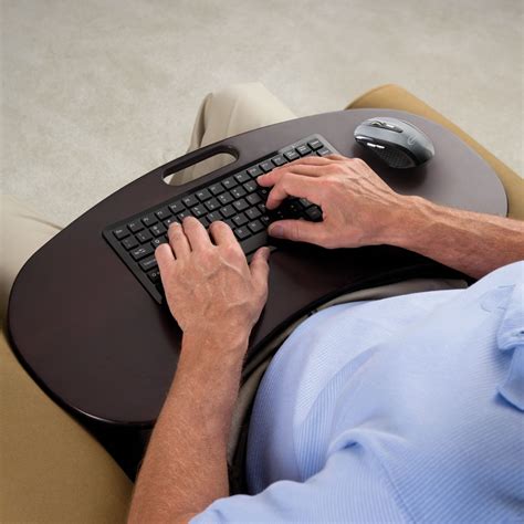 The Wireless Lap Desk Keyboard - Hammacher Schlemmer