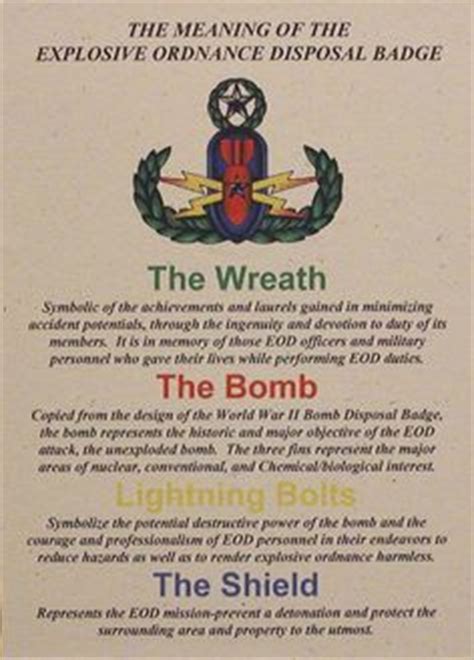 EOD Crab: the symbol of the Explosive Ordnance Disposal teams ...