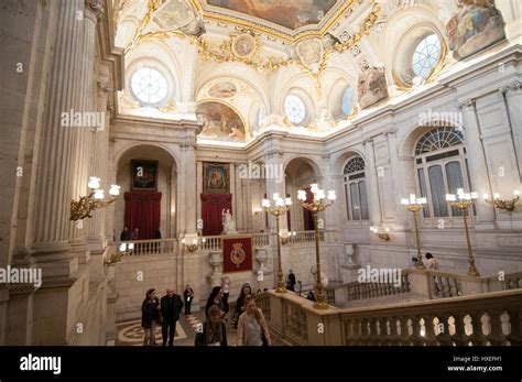 Interior of the Royal Palace, Madrid, Spain Stock Photo - Alamy