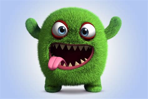 green monster character #monster #monster #smile #cartoon #character # ...