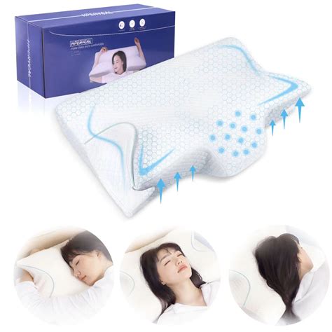 Dosaze Contoured Orthopedic Pillow, Neck Pillows for Pain Relief ...