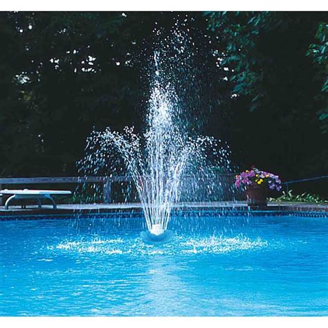 Blossom Triple Tier Floating Fountain | Swimming pool fountains, Pool ...