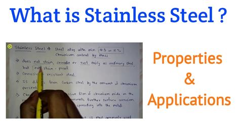 What is Stainless Steel ? | Stainless Steel Properties & Applications ...