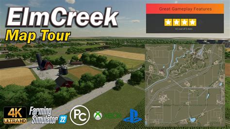 Elm Creek - Map Review - Farming Simulator 22 - YouTube