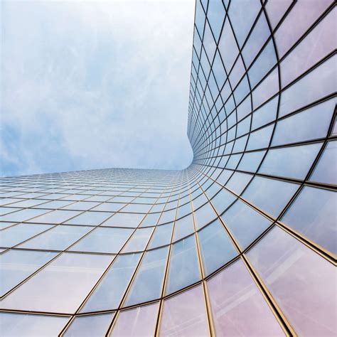 Curved Mirror Building Wall Art | Photography