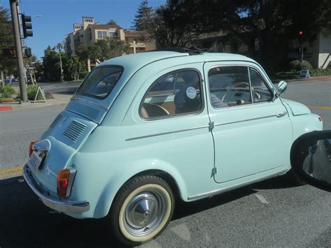 baby blue | Vintage right-hand drive Fiat 500 with canvas su… | Flickr