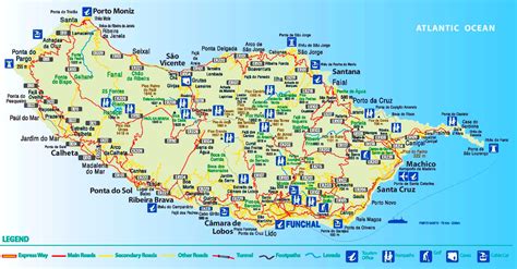 Madeira tourist map - Ontheworldmap.com