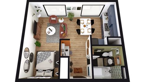 Studio Apartment Floor Plans: Examples & Key Considerations | Cedreo