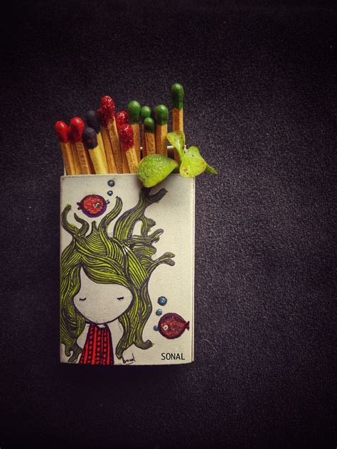 The matchbox art on Behance