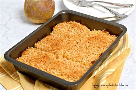 Turnip Puff Casserole - My Island Bistro Kitchen