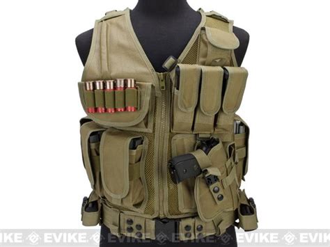 Matrix Special Force Cross Draw Tactical Vest w/ Built In Holster & Mag ...