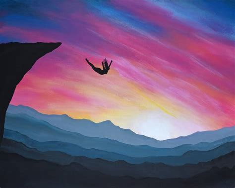 Leap of Faith Painting by Brady Nielson | Saatchi Art