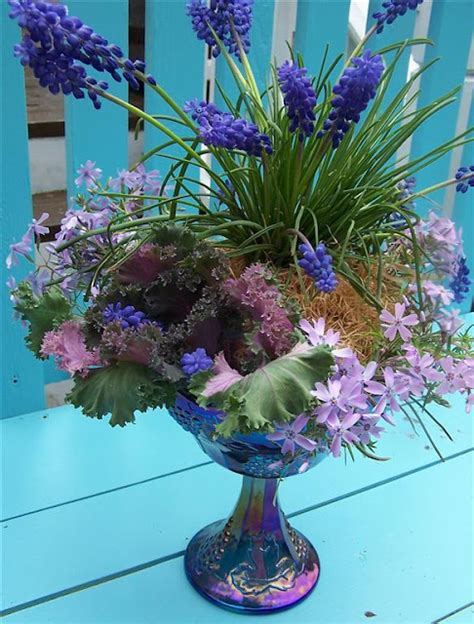 Perennial Passion: Grape Hyacinth Bouquet