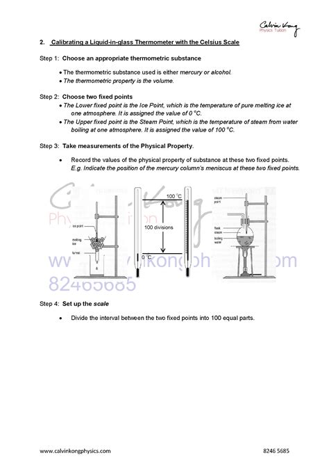 Concept First Physics - Calibrating a Liquid-in-glass Thermometer with ...