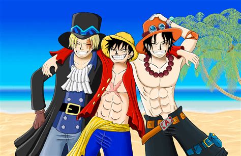 One Piece Luffy And Ace Brothers