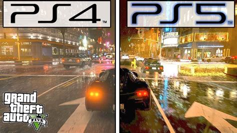 GTA 5 Confronto PS4 vs PS5 📀 GRAFICA DI GTA 5 Sulle Nuove Console - YouTube