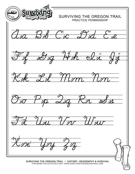 Cursive Worksheets Az – Download Printable Cursive Alphabet Free!