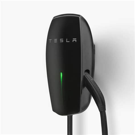 Tesla Gloss Black Wall Connector (Gen 2) EV Charger System