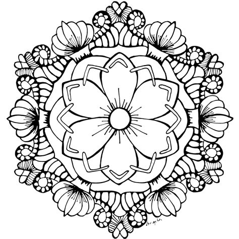 Mandala Coloring Pages For Beginners