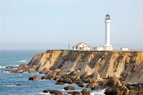 Point Arena Lighthouse, Point Arena, CA - California Beaches