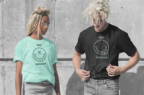 Free Model T-Shirt Mockup | Free PSD Templates