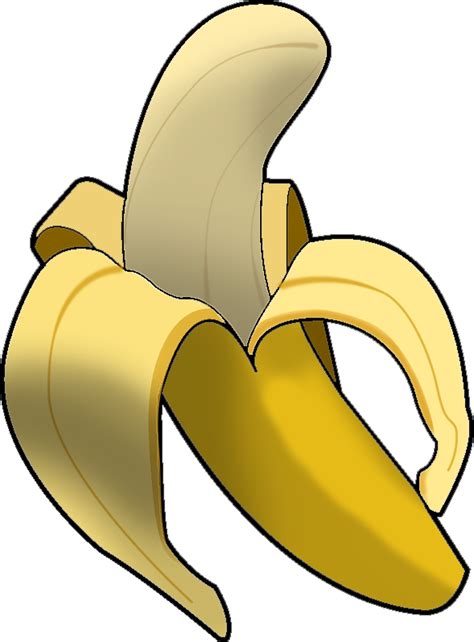 clipart peeled banana png - Clip Art Library