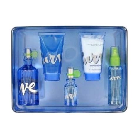 Curve Perfume 5 Pieces Gift Sets - 3.4oz EDT spray, 0.5oz Purse spray ...